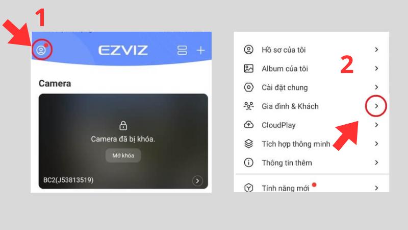 Cài đặt camera EZVIZ trên nhiều điện thoại