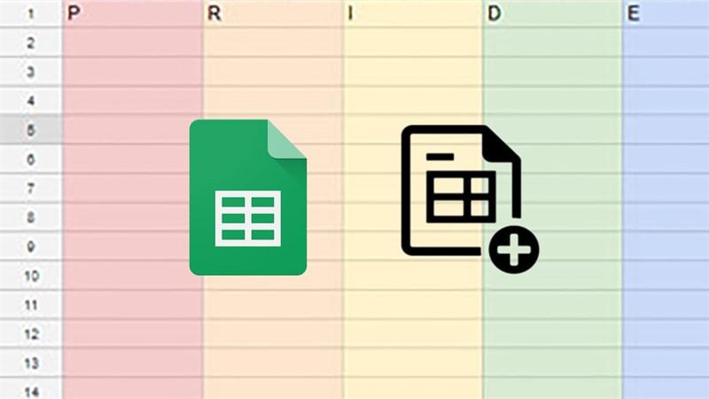 Chèn nhiều dòng bằng tab Chèn trong Google Sheets