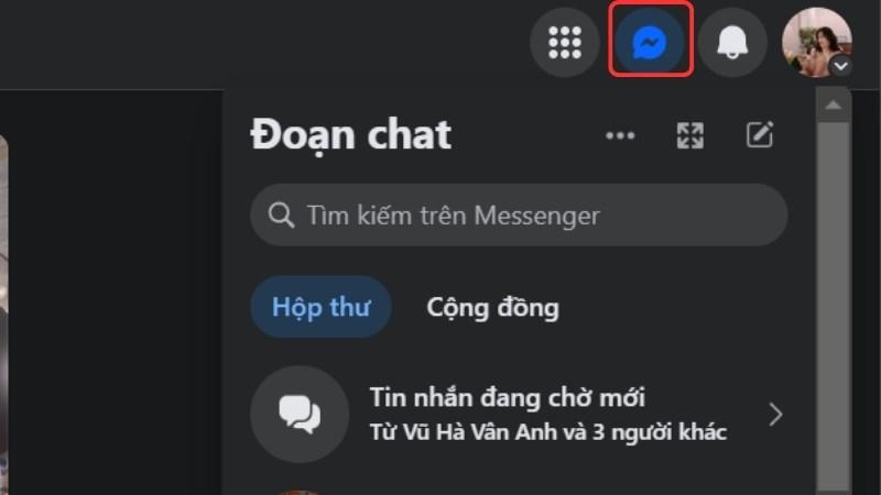 Chọn trang web hoặc ứng dụng Facebook tr&ecirc;n m&aacute;y t&iacute;nh