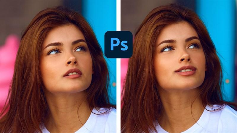 Mở ảnh chân dung trên Photoshop