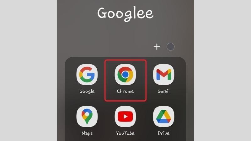 Mở ứng dụng Google Chrome trên điện thoại