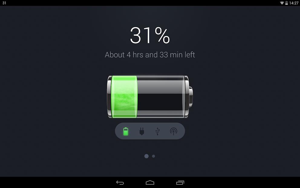 Screenshots Pin - Battery: Theo dõi tình trạng pin cho điện thoại Android