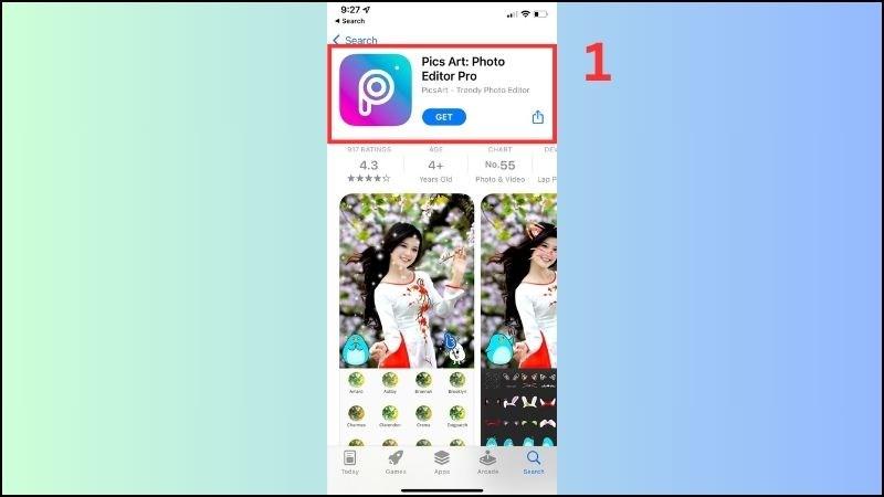 Tải ứng dụng PicsArt