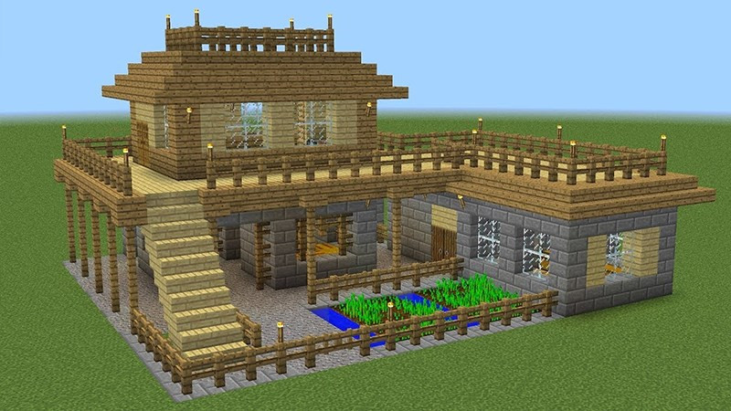 35 Ý Tưởng Xây Nhà Đẹp, Biệt Thự Hiện Đại trong Minecraft