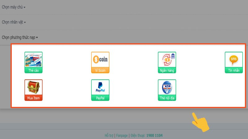 alt text: Chọn phương thức thanh toán và hoàn tất giao dịch