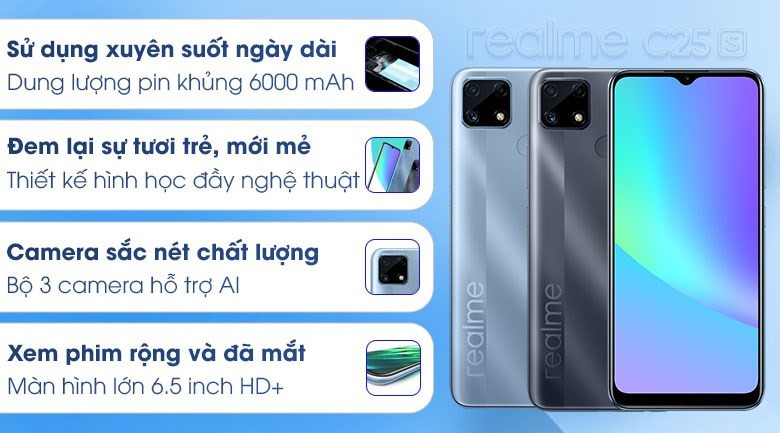 alt text: Hình ảnh điện thoại Realme C25s