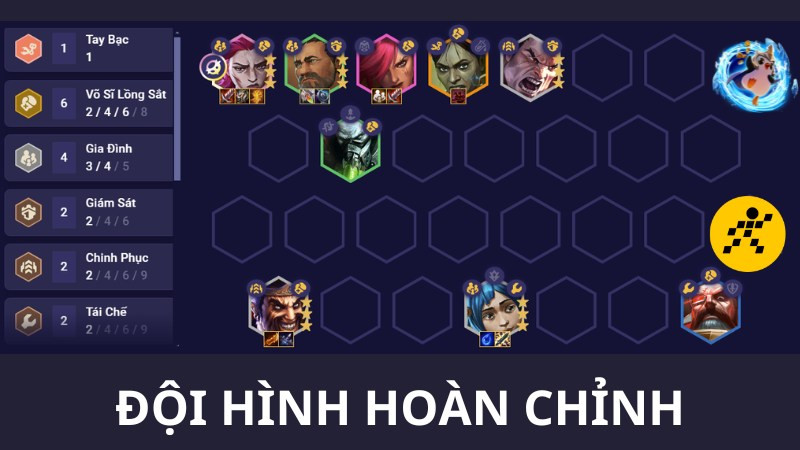 alt text: Hướng dẫn chơi đội hình Gia Đình