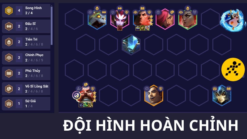 alt text: Hướng dẫn chơi đội hình Song Hình