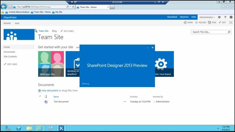 alt text: SharePoint Designer - tùy chỉnh nâng cao