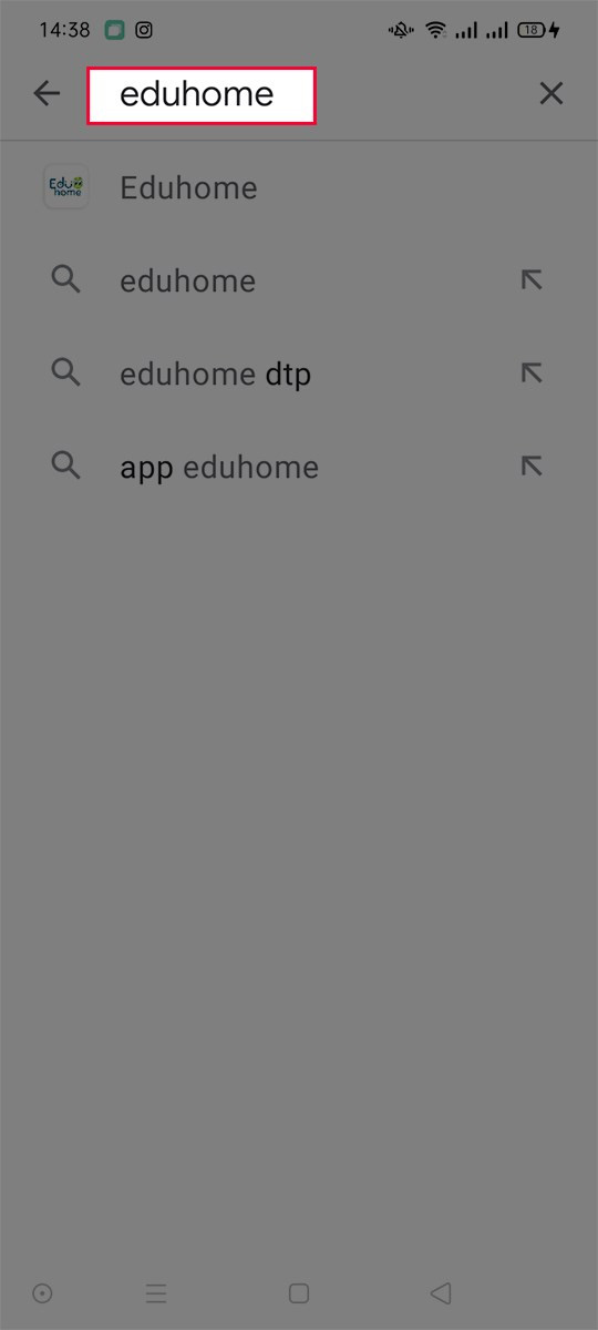 alt text: Tìm kiếm Eduhome trên CH Play hoặc App Store