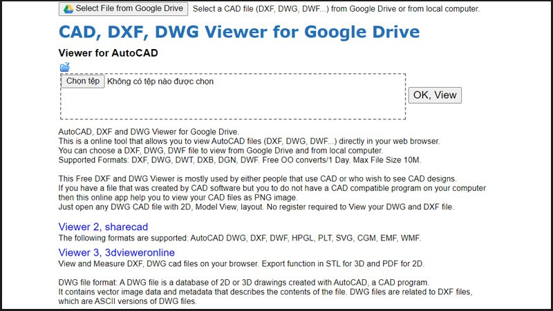 Xem File DWG Online Miễn Phí: Top 6 Website Hữu Ích Nhất
