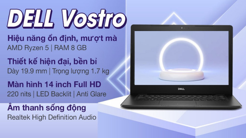 Cấu hình Dell Vostro 3405 R5 3500U