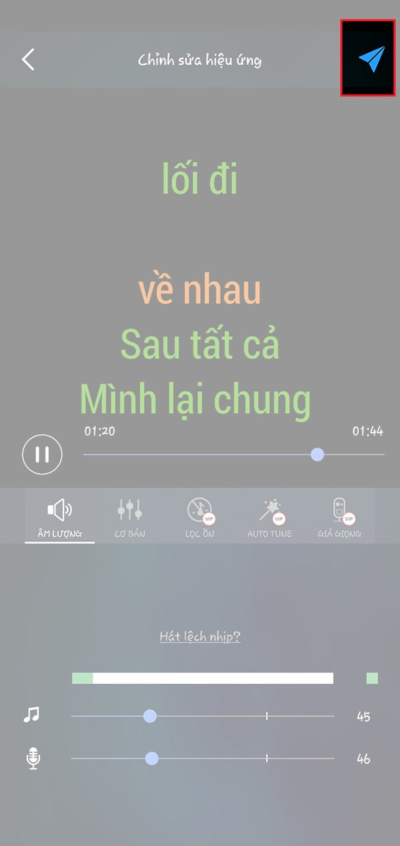 Chia sẻ bản thu