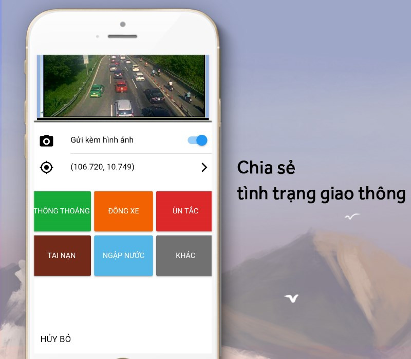 Chia sẻ thông tin giao thông