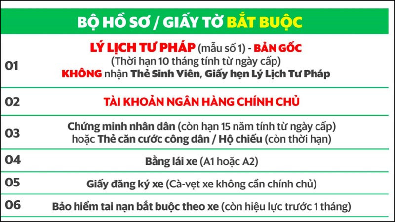 Chuẩn bị giấy tờ