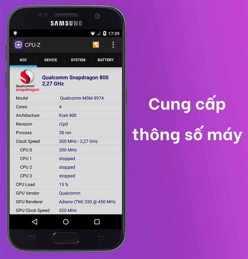 Cung cấp th&ocirc;ng số m&aacute;y