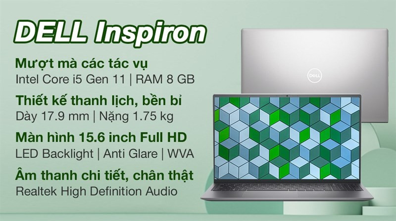 Top 5 Laptop Dell Inspiron 15 i5: Hiệu Năng Vượt Trội, Chiến Mọi Tác Vụ