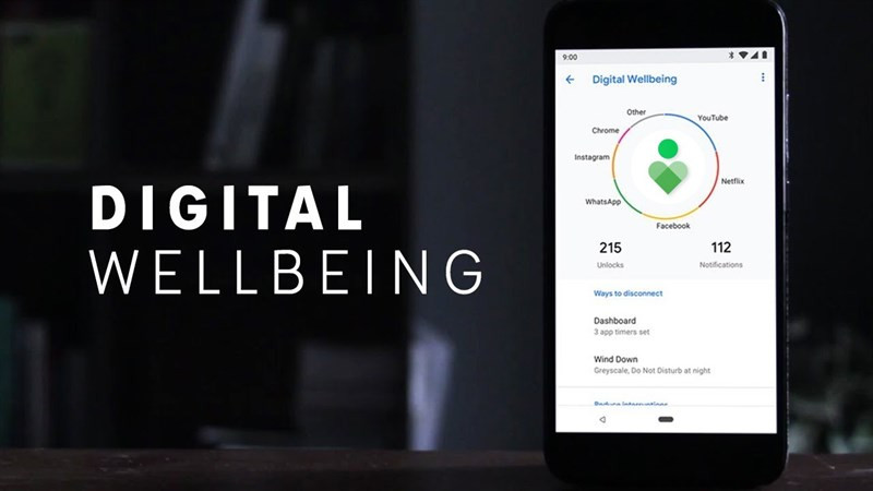 Digital Wellbeing - Tiện ích số giúp kiểm soát truy cập điện thoại