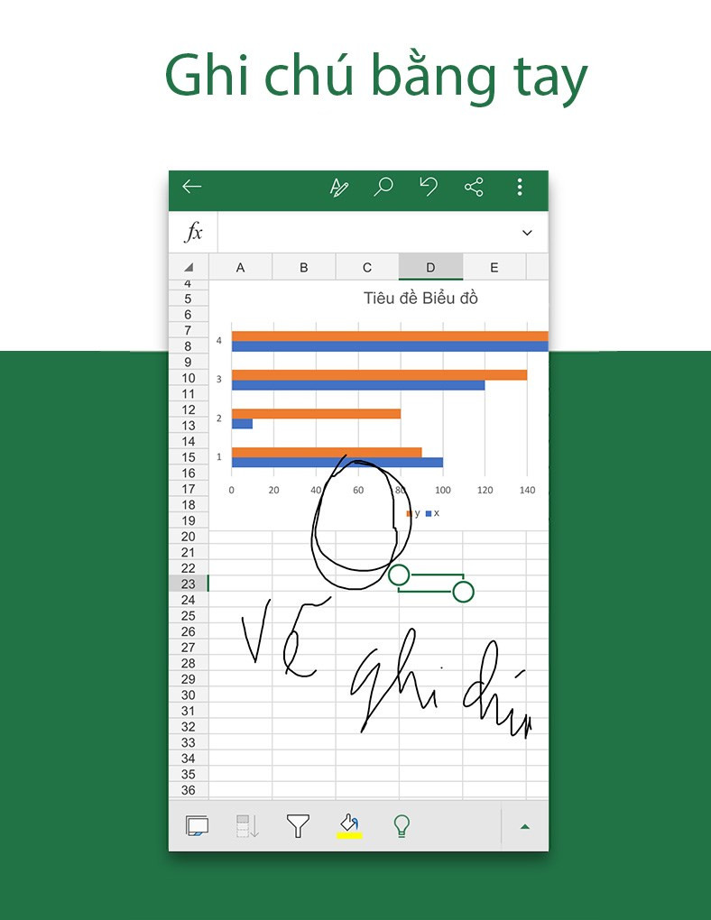 Ghi chú trên bảng tính