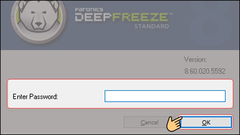 Giao diện Deep Freeze