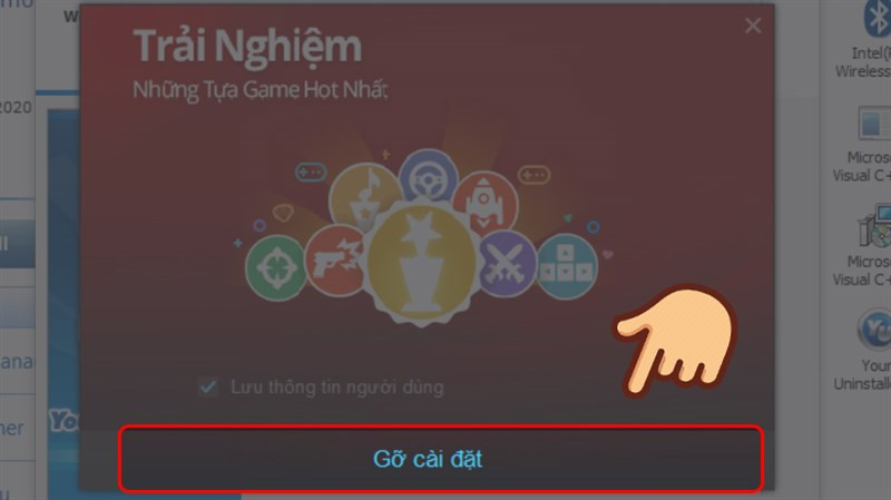 Gỡ Garena bằng Your Uninstaller 3