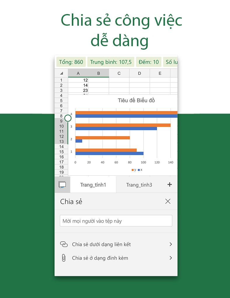 Tải Microsoft Excel: Ứng dụng bảng tính mạnh mẽ trên điện thoại