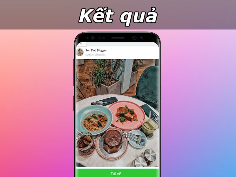 Kết quả tải xuống