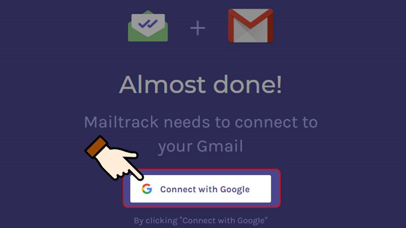 Liên kết Mailtrack với Google