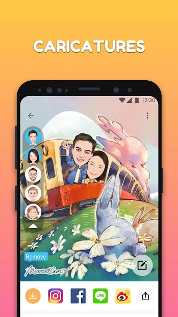 Biến Hình Ảnh Thành Chibi Hay Hoạt Hình Cực Đỉnh Với MomentCam!