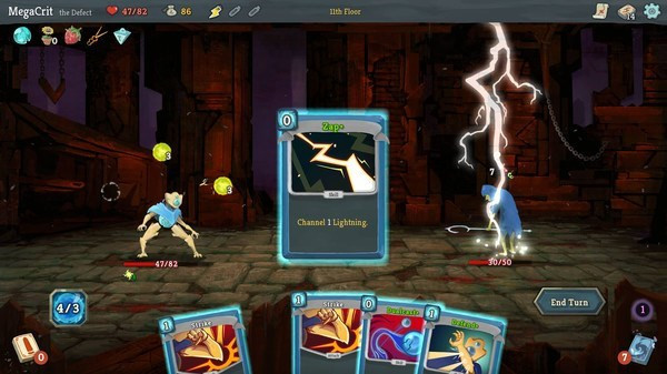 Một nhân vật trong Slay the Spire đang sử dụng kỹ năng