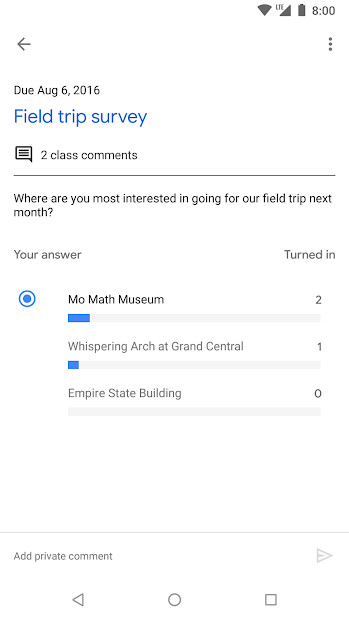 Screenshots Google Classroom- Quản lý lớp học