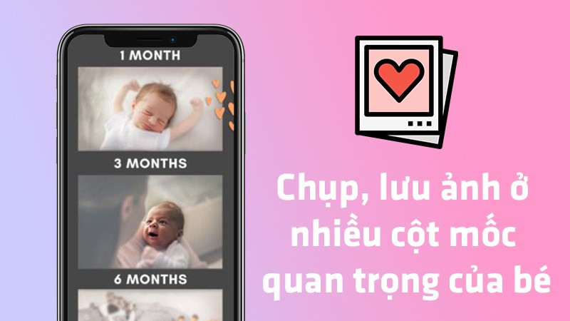 Tạo video kỷ niệm với Precious - Baby Photo Art