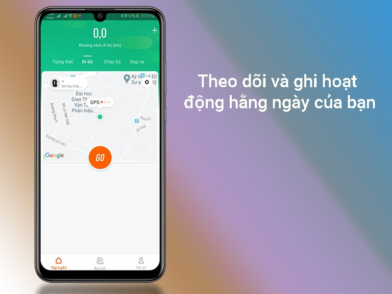 Theo dõi hoạt động thể thao hàng ngày