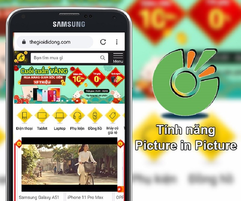 Tính năng Picture-in-Picture trên Cốc Cốc