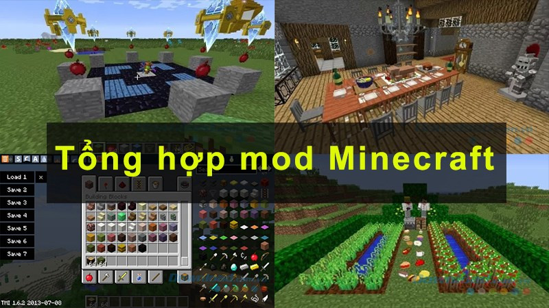 Tổng hợp mod Minecraft hay nhất