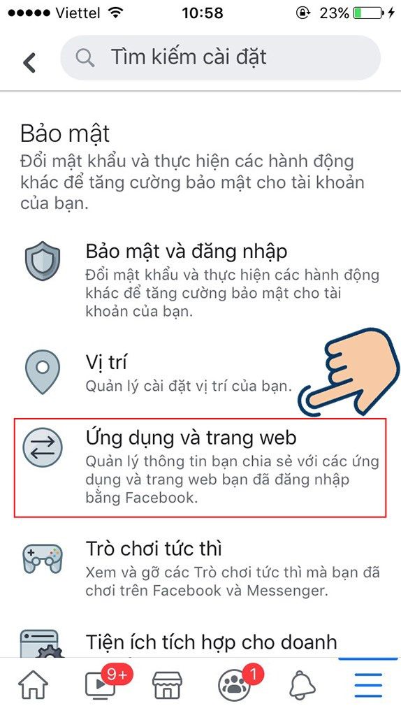 Ứng dụng và trang web