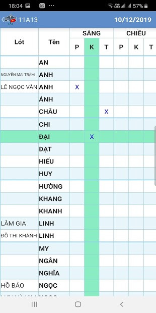 VietSchool hỗ trợ xem kết quả học tập