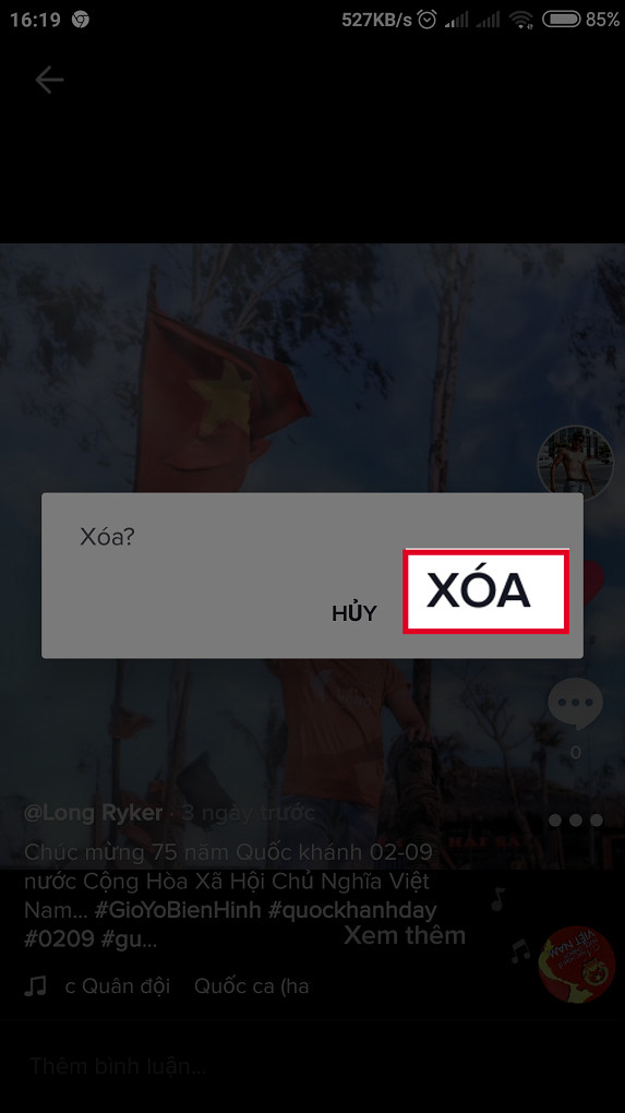 Xác nhận xóa