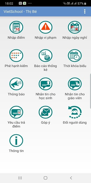 Xem điểm số chi tiết trên VietSchool