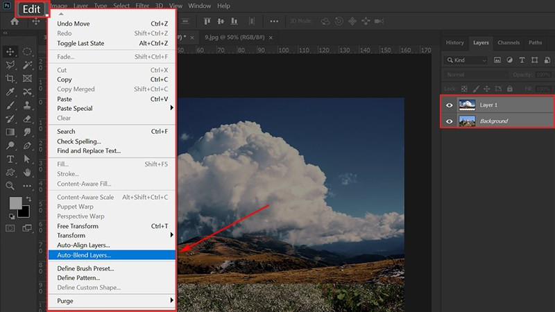 4 Cách Trộn Ảnh Trong Photoshop Cực Đơn Giản Cho Người Mới Bắt Đầu