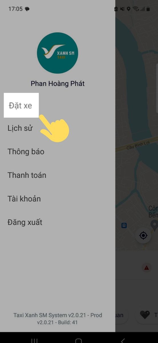 Hướng Dẫn Đặt Xe Taxi Điện Vinfast Trên Ứng Dụng Xanh SM