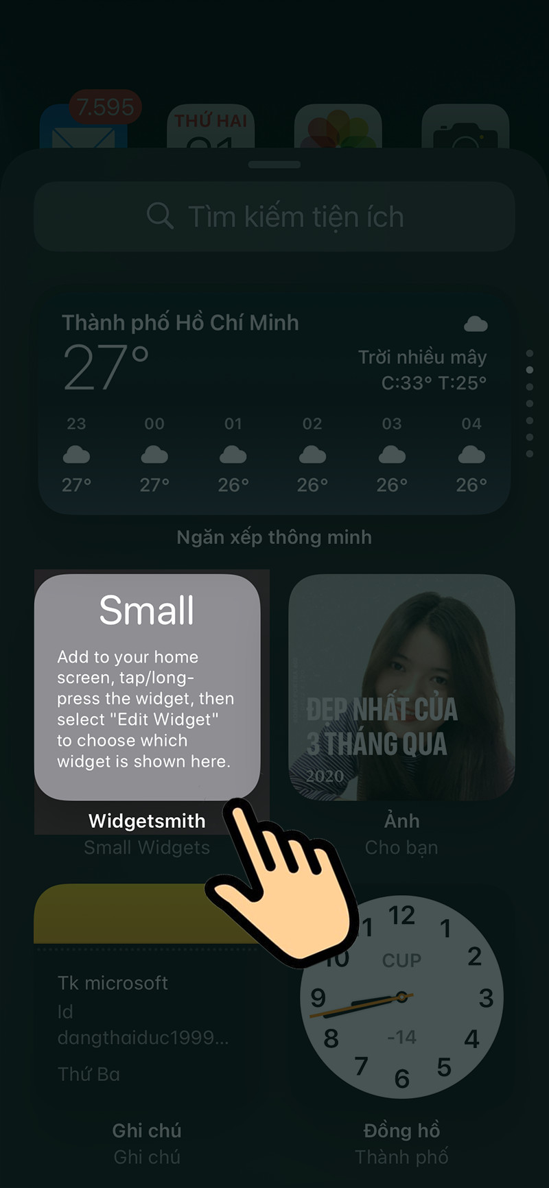 Tự Tay Thiết Kế Widget Độc Đáo Cho Màn Hình Chính iOS 14 với Widgetsmith