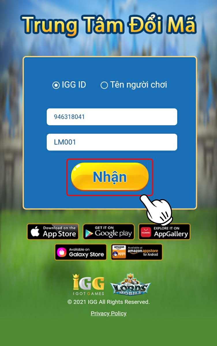 Hướng Dẫn Nhập Code Lords Mobile Mới Nhất 2024