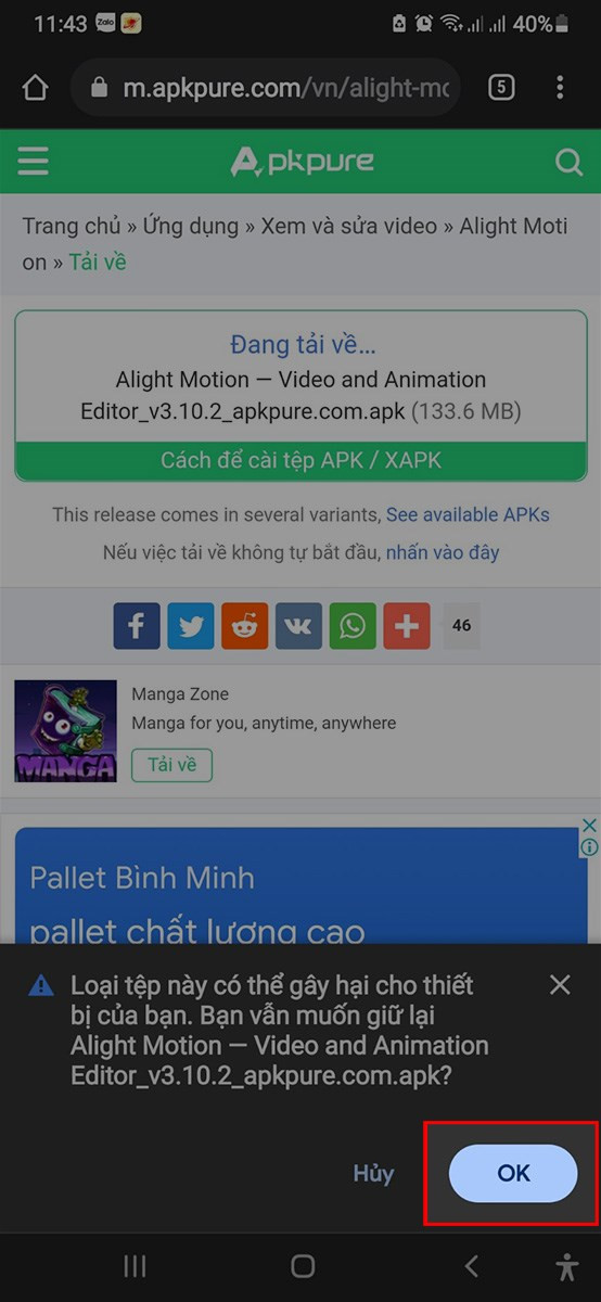 Hướng Dẫn Tải và Cài Đặt Alight Motion APK Cho Android Dễ Dàng