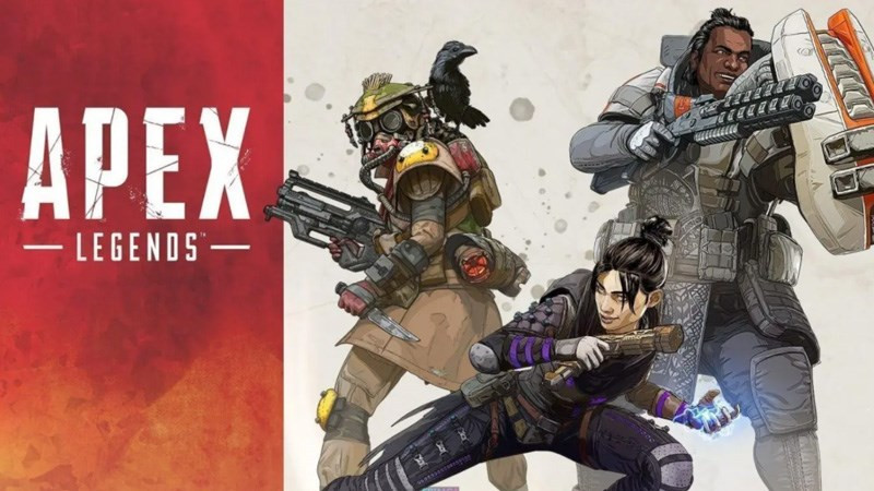 Alt text: Hình ảnh gameplay Apex Legends với các nhân vật chiến đấu