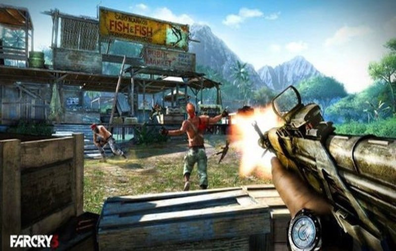 alt: Vũ khí đa dạng trong Far Cry 3