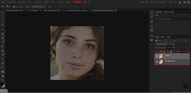 Hướng Dẫn Chỉnh Sửa Ảnh Online Với Photoshop: Làm Trắng Da, Mịn Da Và Xóa Tàn Nhang