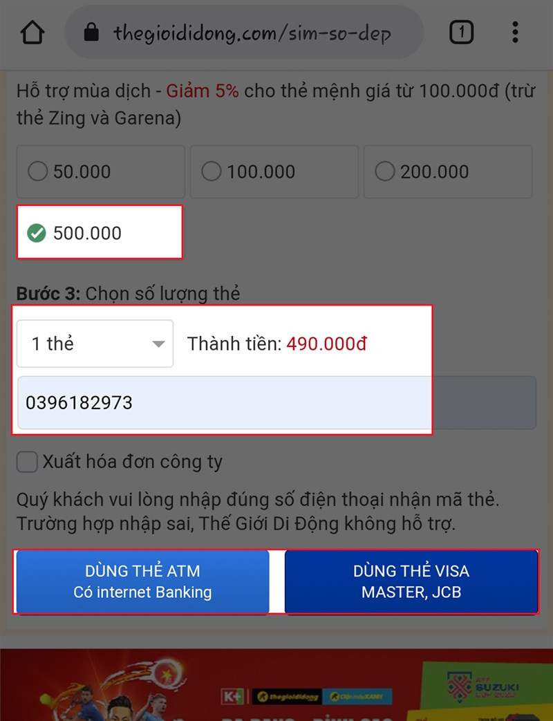 Mua Thẻ Game Garena 500k Online Nhanh Chóng, Chiết Khấu Cao Tại Thế Giới Di Động