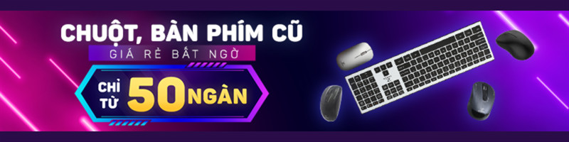 Banner quảng cáo chuột và bàn phím