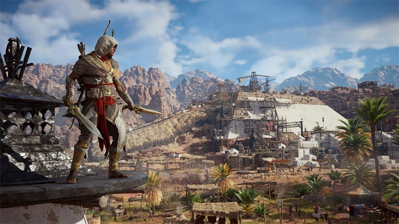 Bayek chiến đấu với kẻ thù